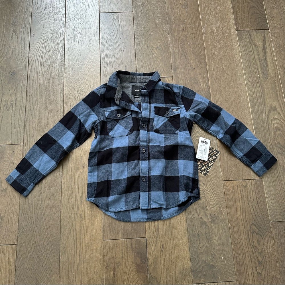 Vans Kids Checkered Button-Up Shirt